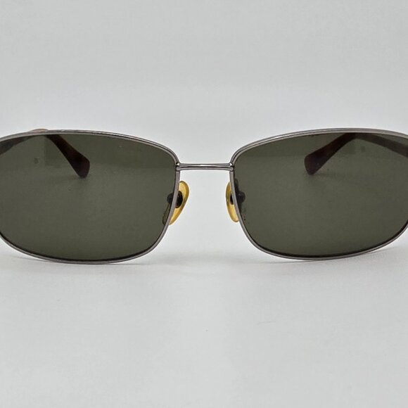 Michael Kors MKS352M 038 Adam Gunmetal Tortoise Frame G-15 Green Lens Sunglasses - Picture 2 of 12